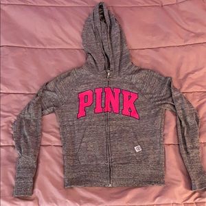 Pink zip up